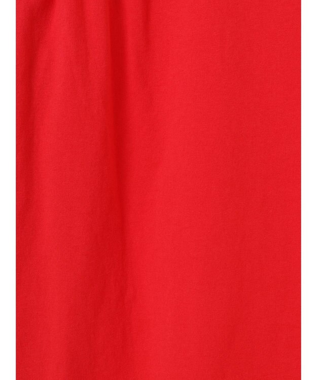 CRAFT STANDARD BOUTIQUE ヴィンテージ風天竺 ショルダーギャザーチュニック Red