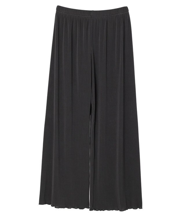 Green Parks プリーツ風カットパンツ Charcoal Gray