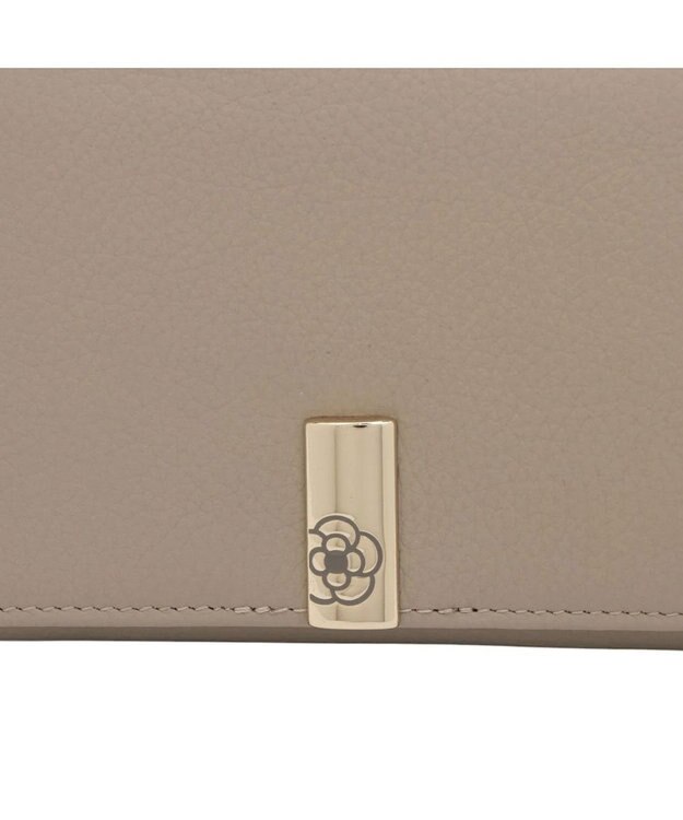 CLATHAS エクセ 二つ折り財布 ベージュ