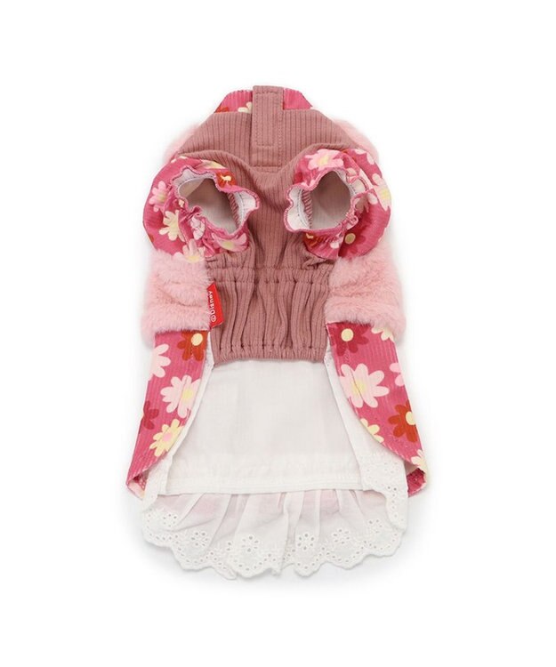 PET PARADISE ディズニー ミニーマウス ワンピース ベスト付き 《花柄 》小型犬 花柄