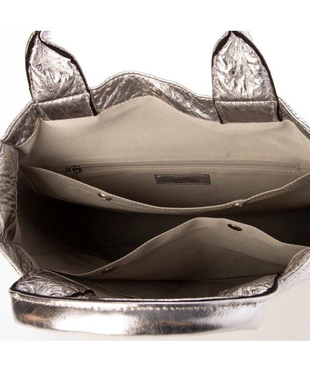 UNBILLION カシュカシュ cachecache / タテ型ショッパートートバッグ シルバー