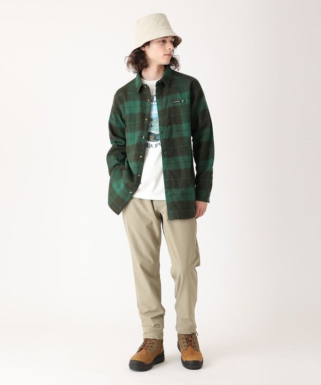 Columbia Columbia/ ピッチストーンヘビーウエイトフランネルIIシャツ /コロンビア Greenscape Macro Buffalo Tartan