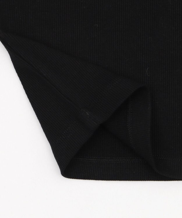 WEGO ドッキングオフショルデザインちびT ブラック