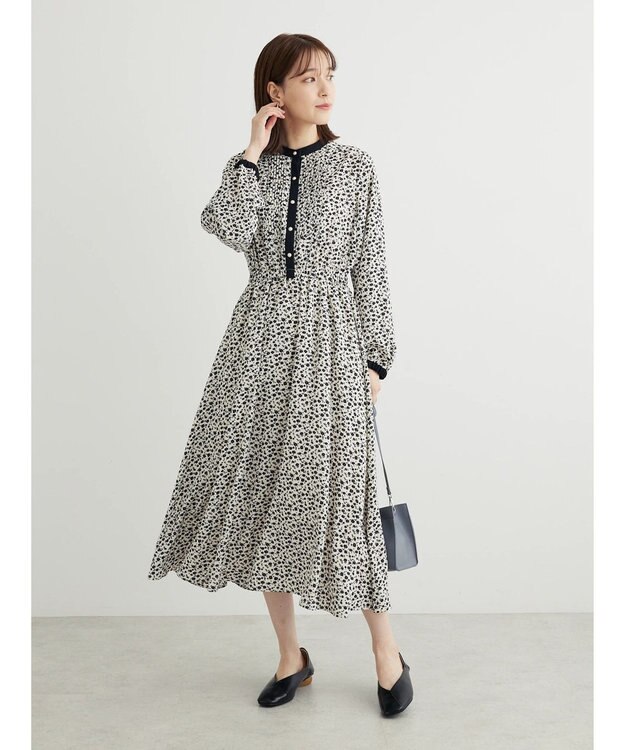 Green Parks ・ＥＬＥＮＣＡＲＥ　ＤＵＥ　コバナパイピングワンピ Off White