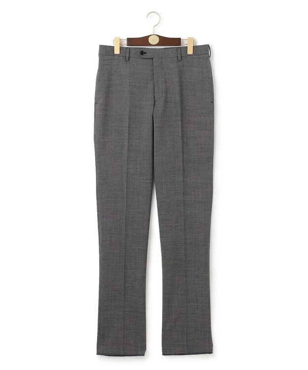 J.PRESS MEN 【J.PRESS BASIC】ペピンメリノコンフォート ラスティックハウンドトゥース スラックス グレー系8