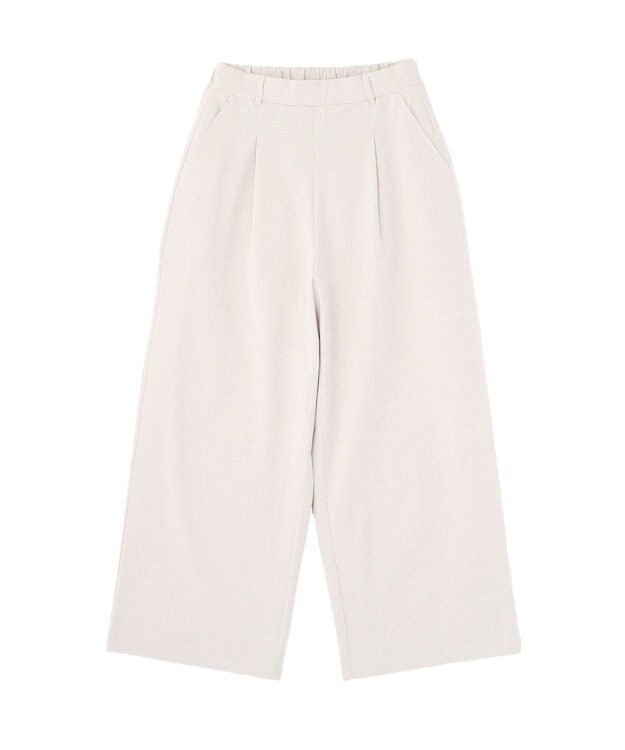 Green Parks タックワイドスウェットパンツ Light Gray