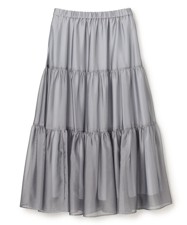 TOCCA CRYSTAL SHEER スカート グレー系