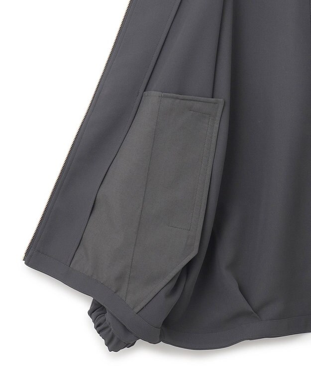 J.PRESS YORK STREET 【WOMEN】ジャージライクツイル ドルマンブルゾン グレー系