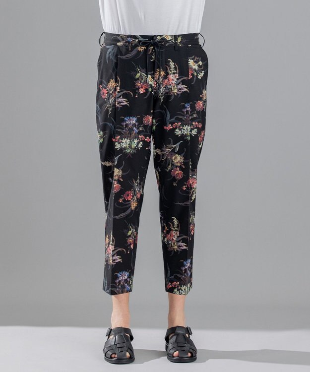 JOSEPH HOMME クールドッツストレッチ花柄 / TEDDY CONVERTIBLE ブラック系5