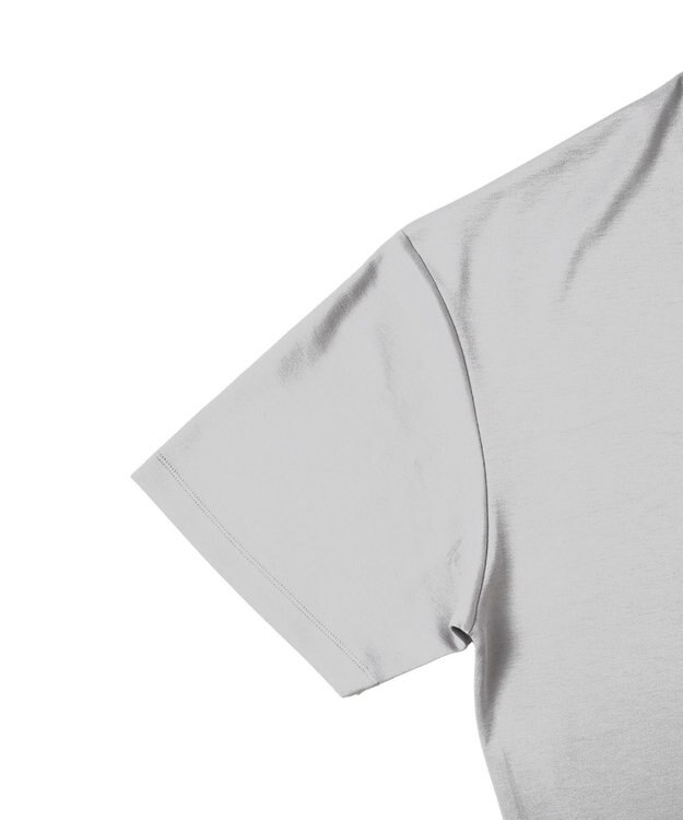 WEGO ドロストスーパーBIGハーフジップT（S） ライトグレー