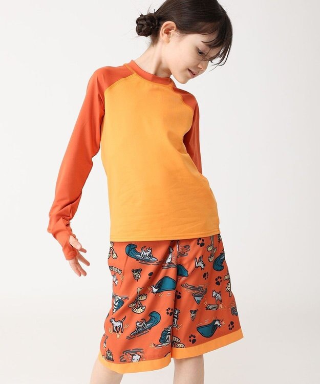 Columbia Columbia/ 【KIDS】サンディショアーズロングスリーブサンガード /コロンビア Koi、 Tuscan