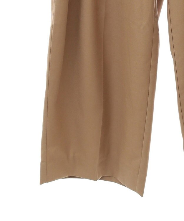 Green Parks サスペンダー付タックパンツ Beige