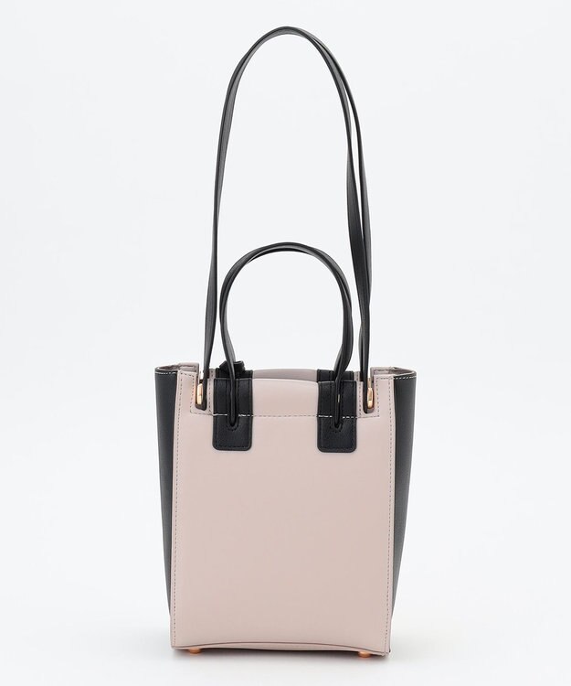 組曲 2WAYハンドルスクエアショルダー バッグ Mini アイスグレー系1