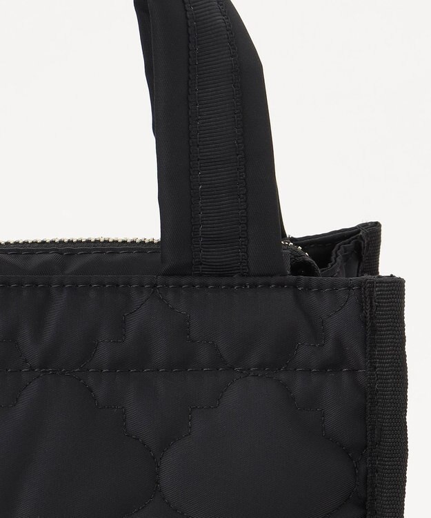 TOCCA 【撥水】CHECKER CLOVER QUILTMINIBAG キルトミニバッグ ブラック系