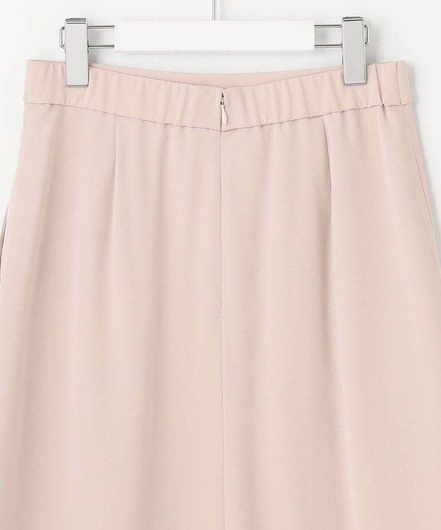 自由区 【XSサイズ～/洗える】ダブルフェイススーティング フレアスカート ピンク系