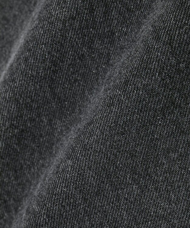 Green Parks タックワイドデニムパンツ Black