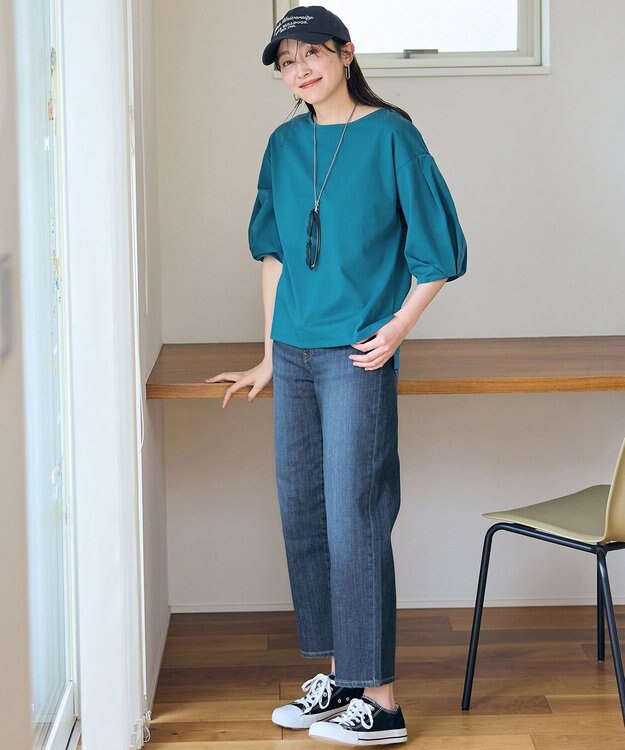 ANY L 【洗濯機可能/ストレッチ】ライトウェイトデニム インディゴ