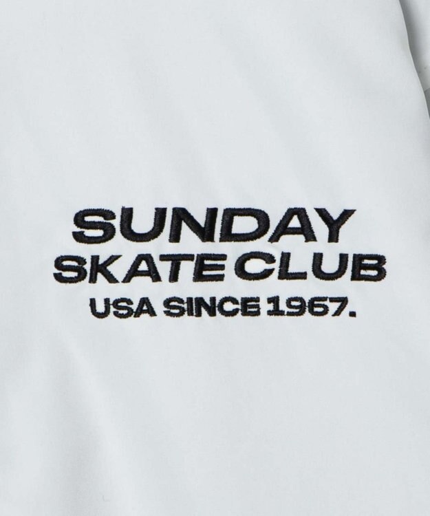 WEGO ZIPワッペンスタジャン ホワイト