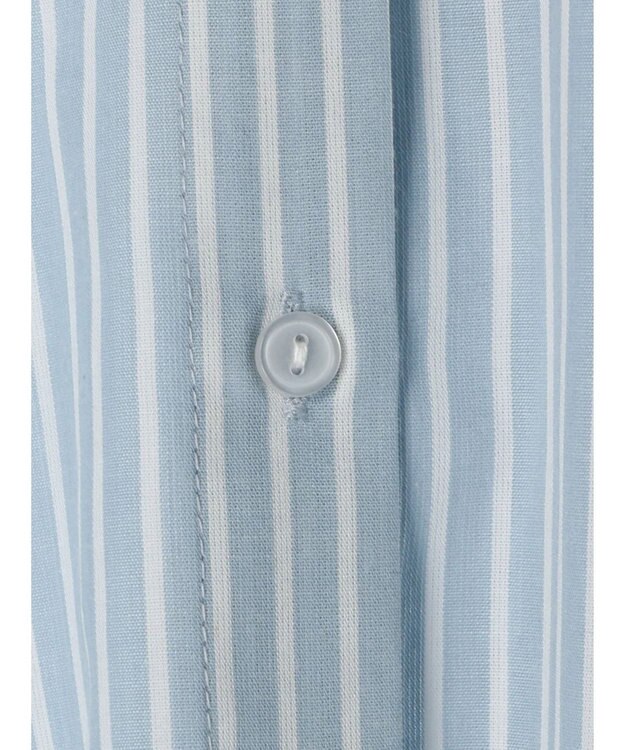 earth music&ecology ドロストヘムショートシャツ Stripe