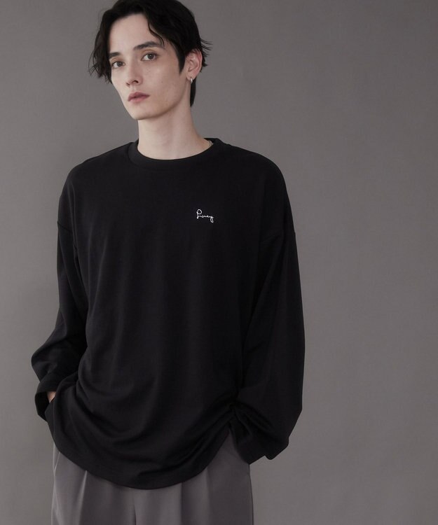 WEGO AIRFUNCTIONシンプルロゴT（LS） ブラック