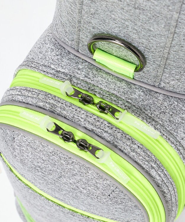 PW CIRCULUS 【25秋冬 新色追加！】【UNISEX】デタッチャブル キャディバッグ　取っ手付ポーチ・シューズケース付  ゴルフ グレー系