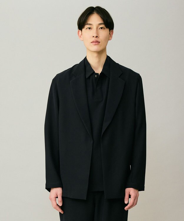 UNFILO MENS ダブルクロス イージージャケット ネイビー