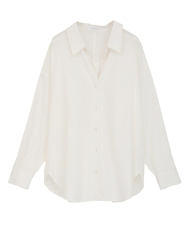 AMERICAN HOLIC 抜け衿スキッパーシャツ Off White