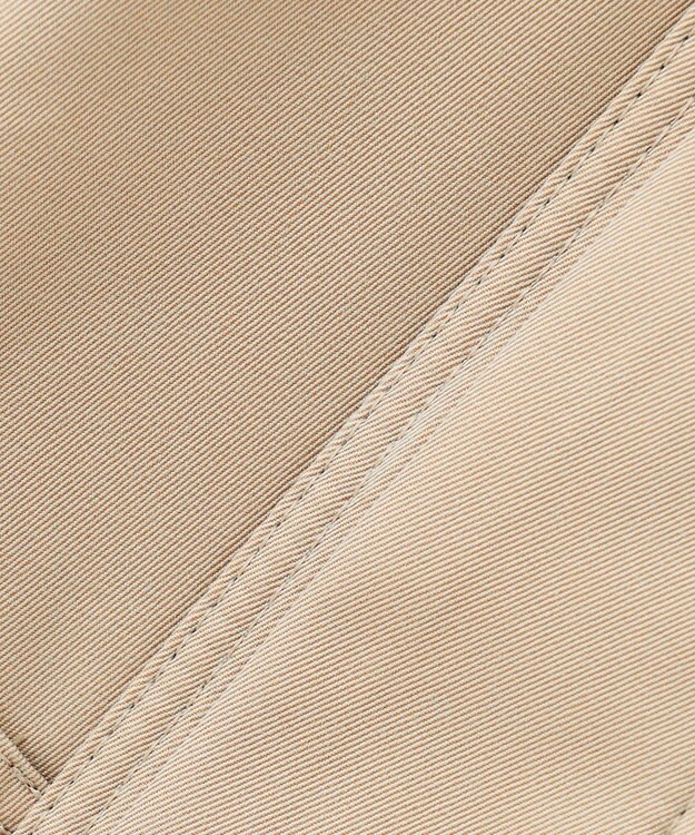 ICB 【撥水加工】ＴＣシャンブレーツイル ステンカラーコート ベージュ系