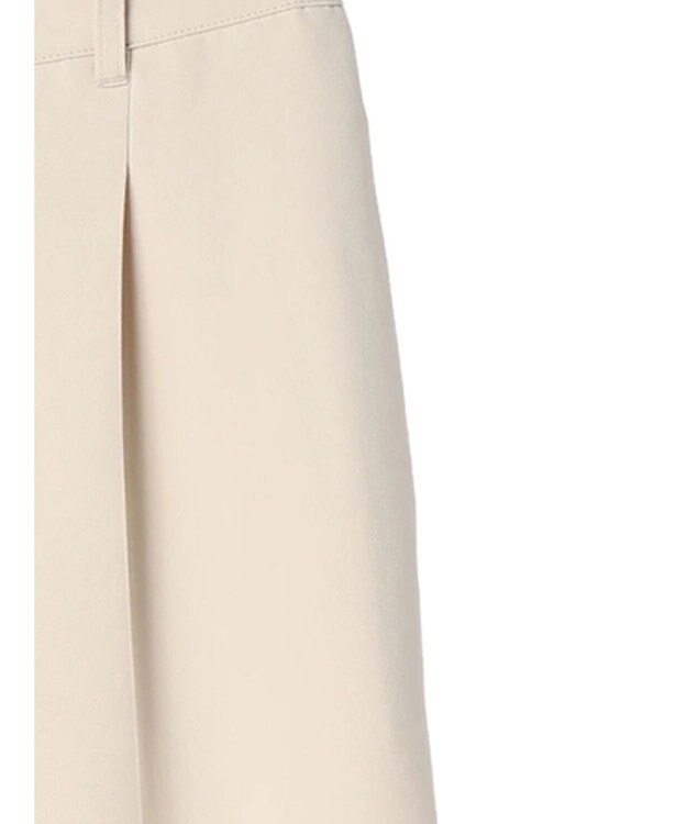 Green Parks きれいシルエットワイドパンツ Ecru