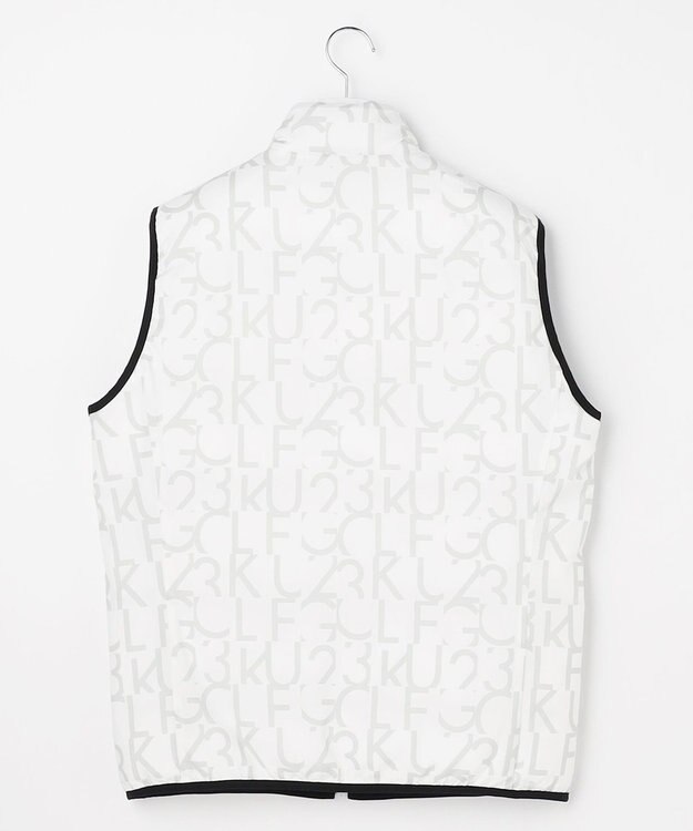 23区GOLF 【MEN】中綿リバーシブルベスト ライトグレー系