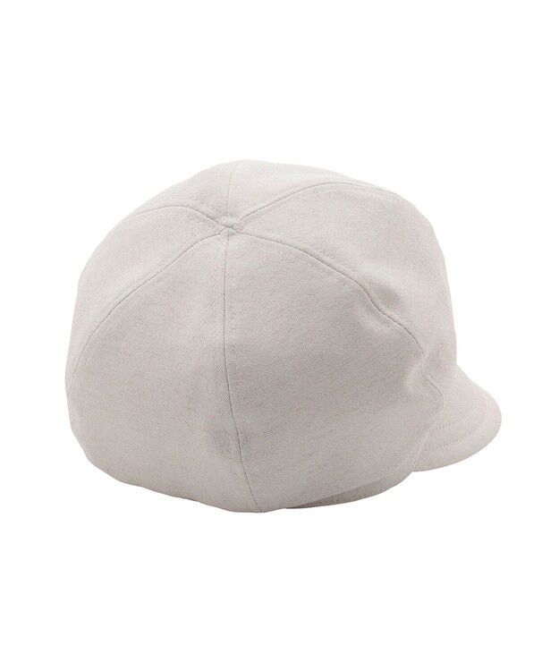 MOONBAT 【遮光100％/遮熱/UVカット】FURLA(フルラ)アーチロゴ キャスケット 帽子 無地 サイズ調整可能/手洗い可能/日本製 オフホワイト