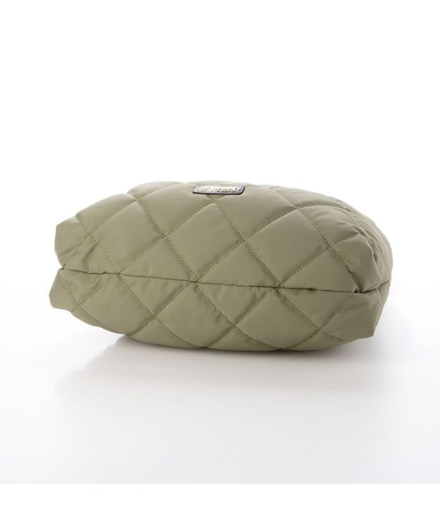 LA BAGAGERIE ドローストリング×キルト2WAYトート Sサイズ カーキ