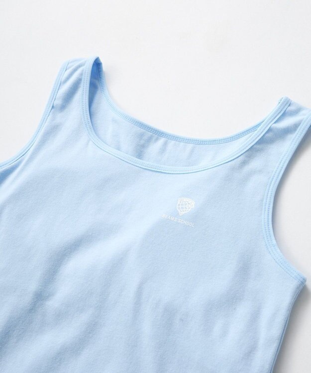 BEAMS SCHOOL カップ付タンクトップ サックス