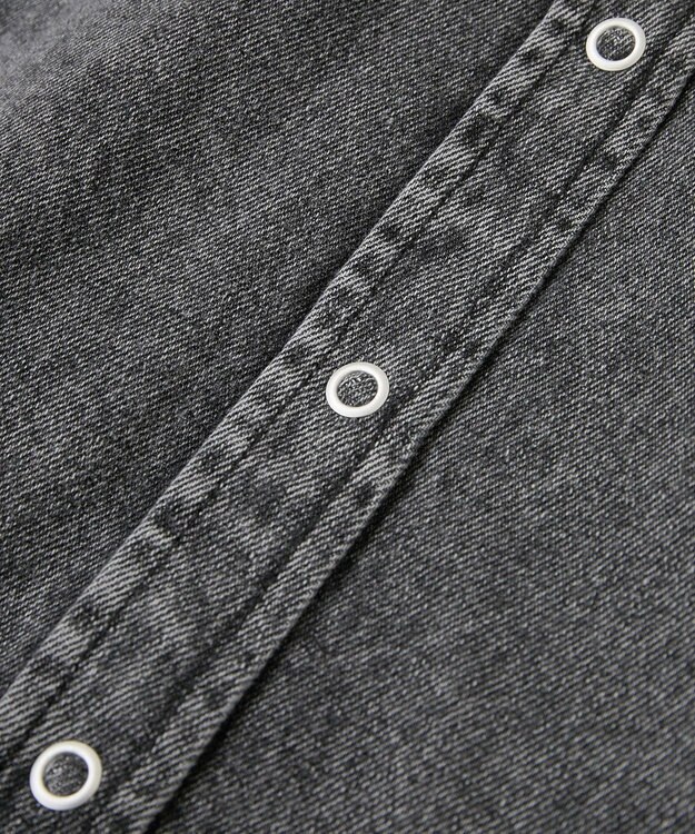 Green Parks ・ＳＵＧＡＲ　ＳＰＯＯＮ　ボリュームスリーブデニムシ Black