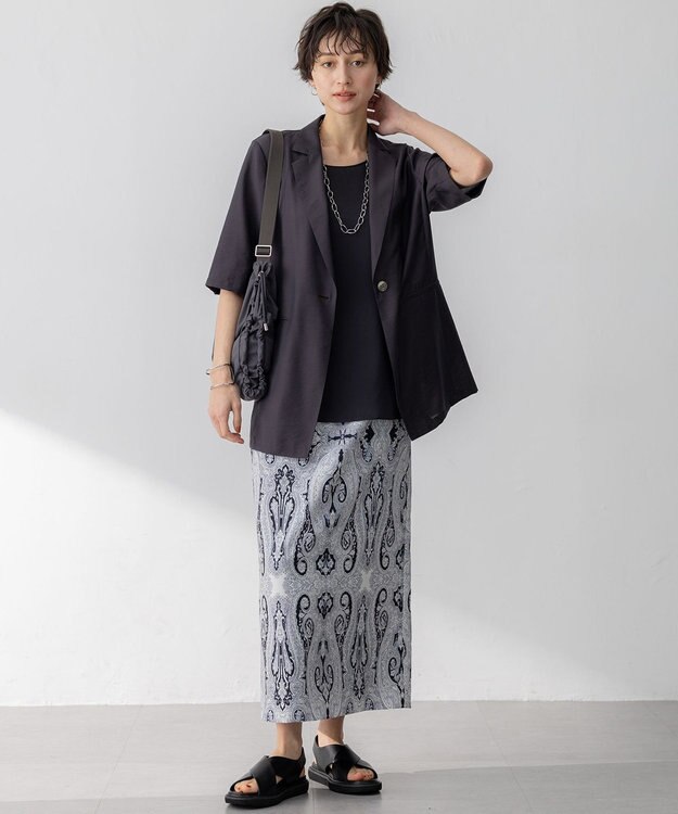 23区 【Oggi5月号掲載】チェーン ロング ネックレス シルバー系