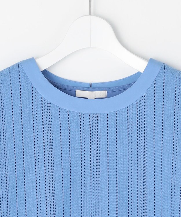 自由区 S レースエッジ プルオーバー ブルーグレー