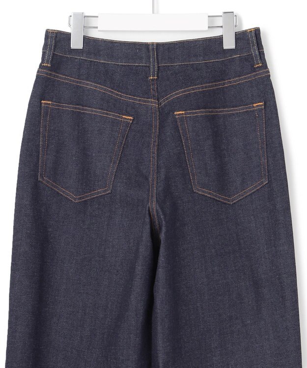 23区 【CLASSY.6月号掲載/洗える】23区DENIM コクーンシルエット パンツ ネイビー系