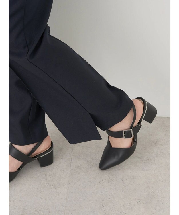 earth music&ecology サイドベンツパンツ Navy