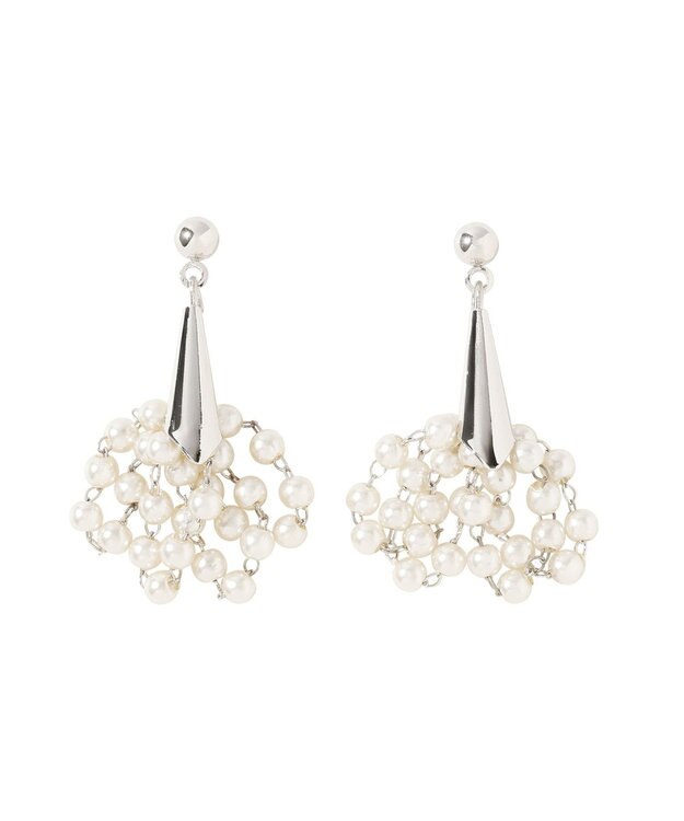 AMERICAN HOLIC パールブーケピアス Silver