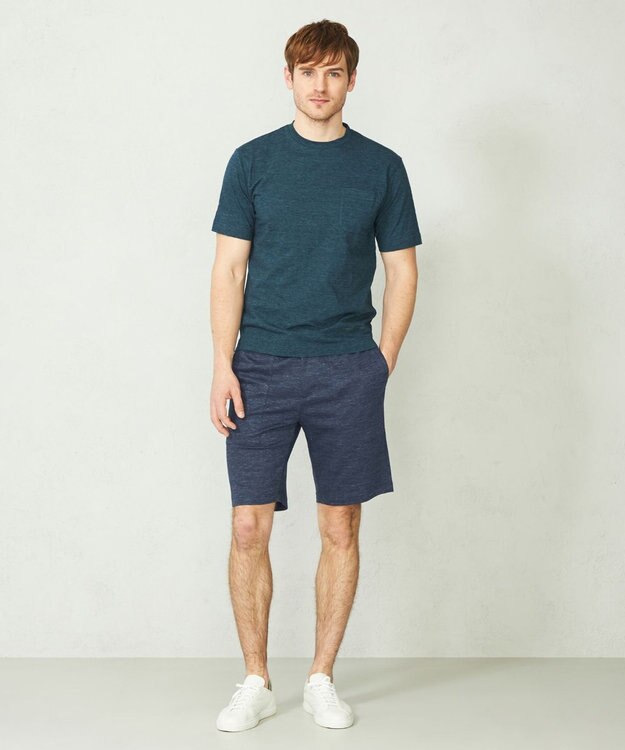 JOSEPH ABBOUD MOUNTAIN 【SPACE／UNISEX】オーガニックコットン ヴィンテージ　カラーTシャツ ダークグリーン系