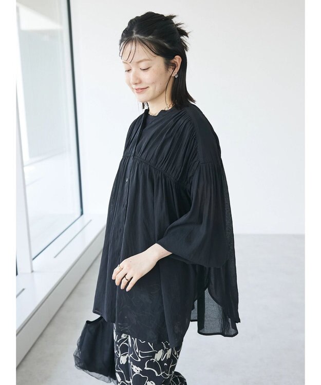 CRAFT STANDARD BOUTIQUE ヴィンテージボイルシャーリングシャツ Black