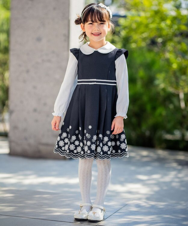 ANY KIDS 襟付きブラウス ホワイト