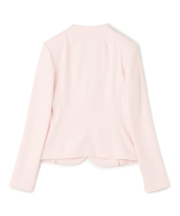 BEIGE， 【L-size】LUIZA / ノーカラージャケット Cherry Pink