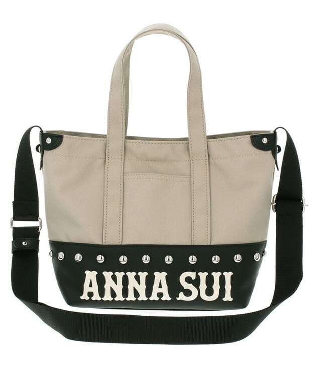 ANNA SUI ハングアウト 2wayミニトート グレージュ