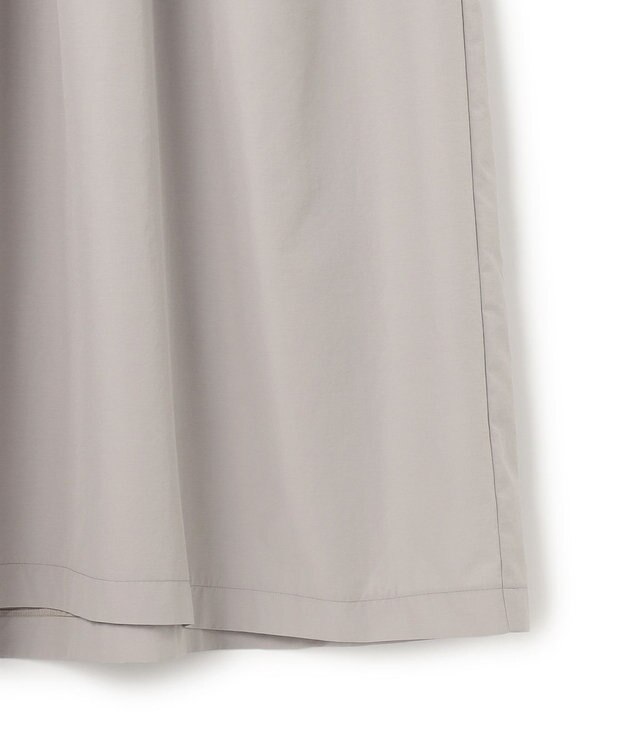 23区 L 【洗える】ギャザーコンビ ニットワンピース ベージュ系