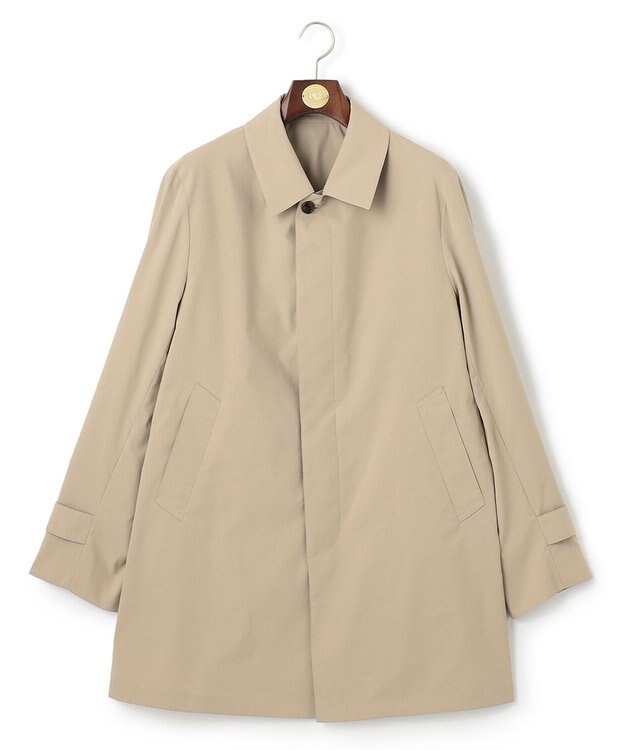 J.PRESS MEN テクニカルライトポプリン ドレスカーコート アイボリー系