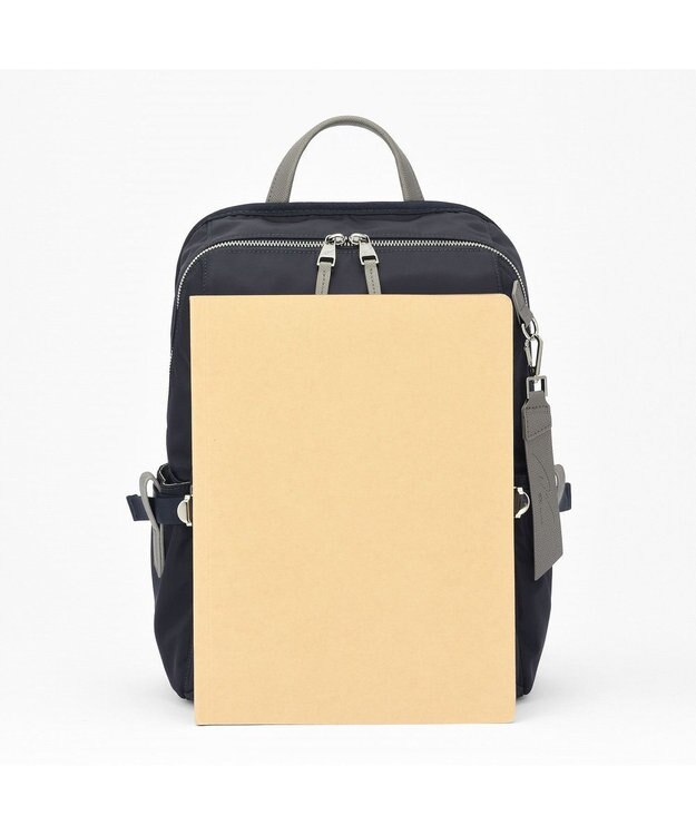ACE BAGS & LUGGAGE W&.Day/Night リッカノーツ スクエアリュック A4サイズ 13.3インチPC収納 19161 ダブルアンドデイナイト ネイビー