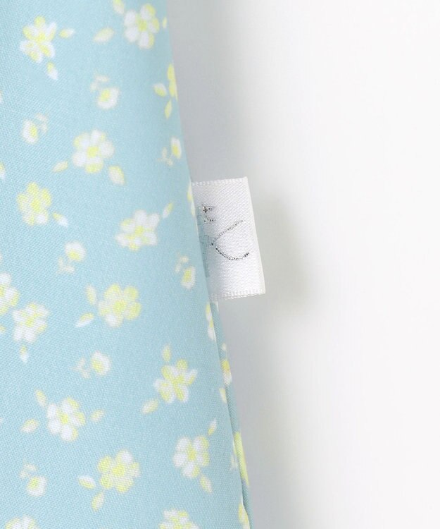 組曲 KIDS 【150-160㎝】フラワーパッチワークスカート サックスブルー系5