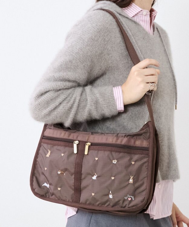 LeSportsac DELUXE EVERYDAY BAG/バニーエンブロイダリー バニーエンブロイダリー