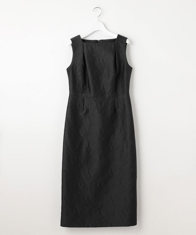 23区 L 【エステータ】シャイニージャカード ワンピース ブラック系